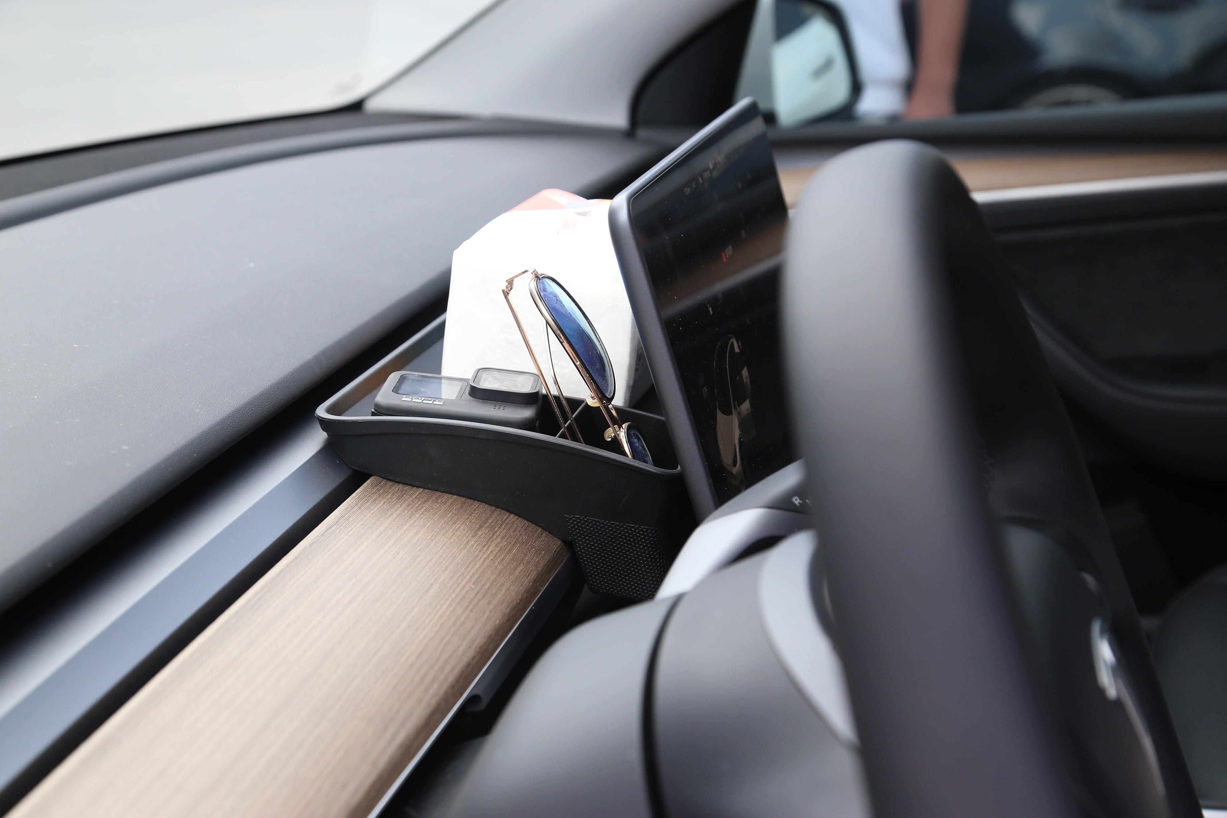 Tesla Rear Window Storage Tesla Model Y Behind Screen Storage Organizer – Wiseauto Accessory